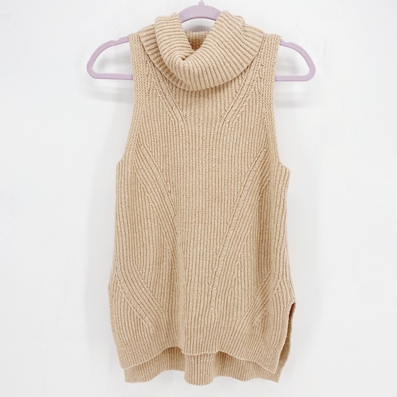 Anthropologie Sweaters - Angel of the North Sleeveless Turtleneck Sweater